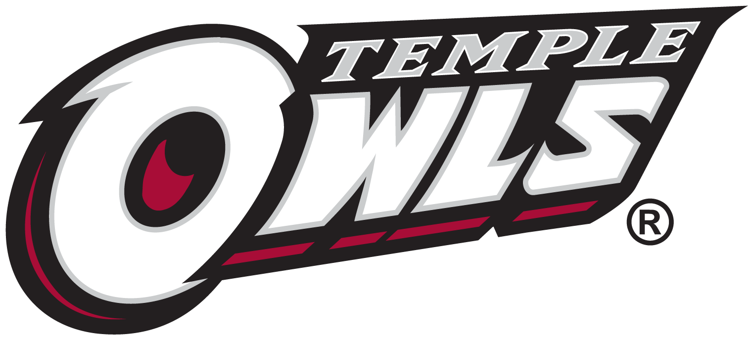 Temple Owls 1996-Pres Wordmark Logo v3 diy fabric transfers